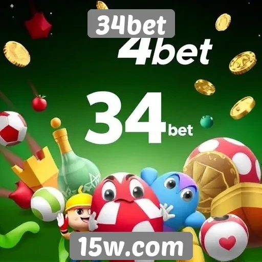 Variedade de jogos disponíveis na plataforma 34bet